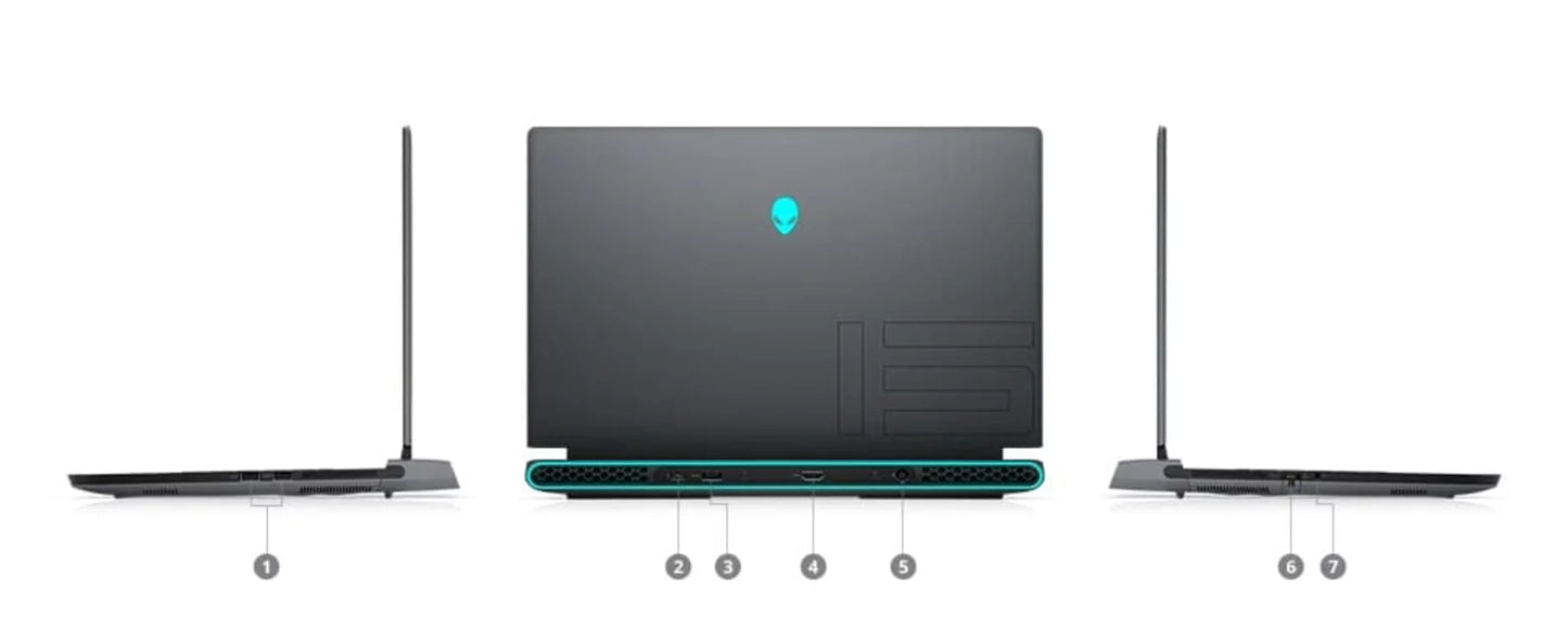 Restored Dell Alienware m15 R5 Ryzen Edition Gaming Laptop (2021) 15.6" FHD Core Ryzen 7 - 512GB SizeSizeD - 16GB RAM - RTX 3060 8 Cores @ 4.4 GHz - 12GB GDDR6 (Refurbished)