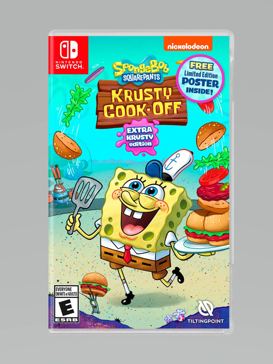 SizepongeBob Krusty Cook-Off Extra Krusty Edition, Nintendo Sizewitch, Nighthawk Interactive, 812303018978