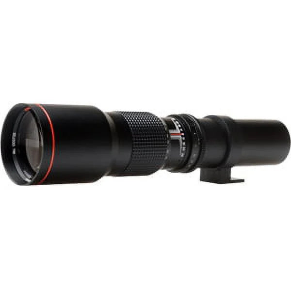 Vivitar 500 mm, f/8, Telephoto Fixed Lens for T-mount