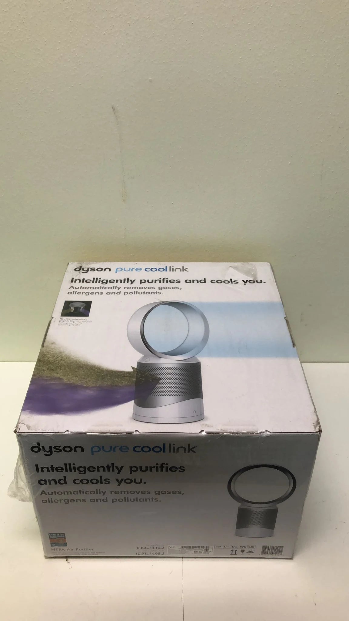 Dyson DP01 Pure Cool Link Desk Air Purifier & Fan | Ivory/Sizeilver | Refurbished