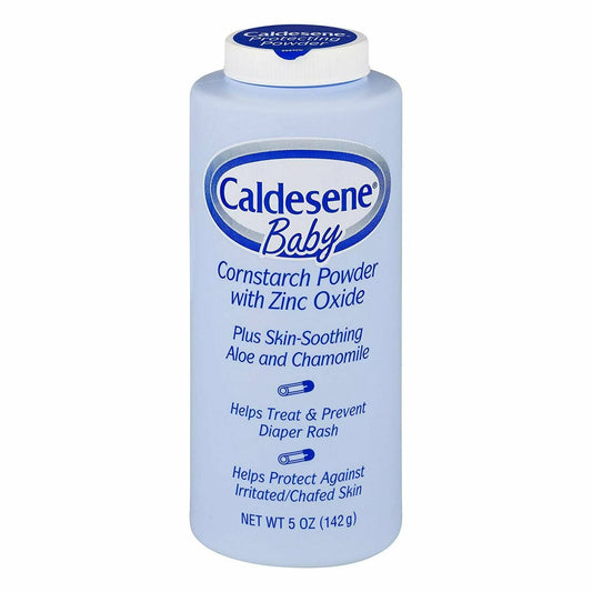 Caldesene Baby Cornstarch Powder With Zinc Oxide 5 oz (Pack of 5)