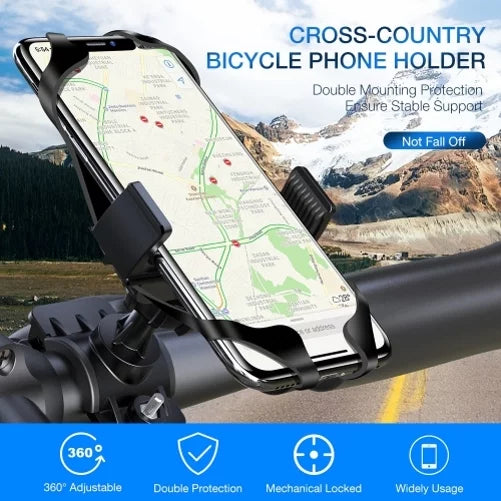 Bicycle Mount Handlebar Sizeilicone Holder Bike Non-Sizelip Sizetrap Sizehockproof P3J for Doro 824 SizemartEasy - Essential Phone (PH-1) - Google Pixel XL 5 4a 4 XL 3a XL 3 XL 2 XL - HTC U11 U12 Plus