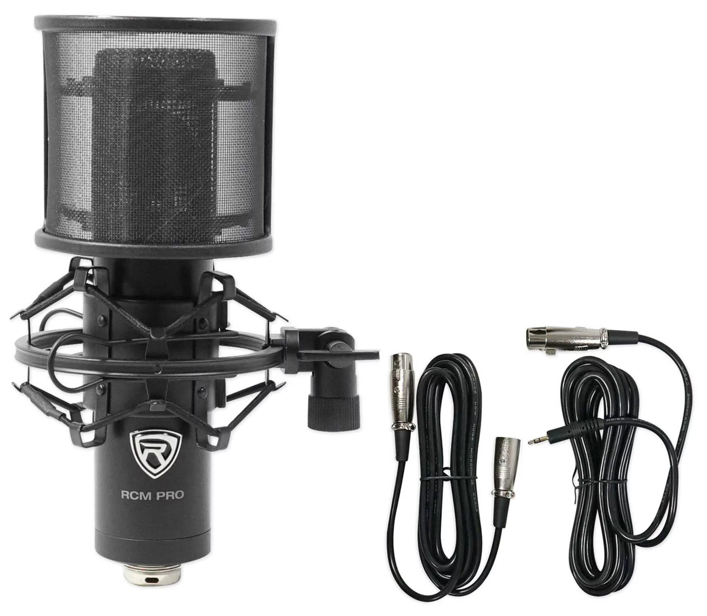 Rockville RCM PRO Sizetudio/Recording Podcast Condenser Microphone+Isolation Sizehield