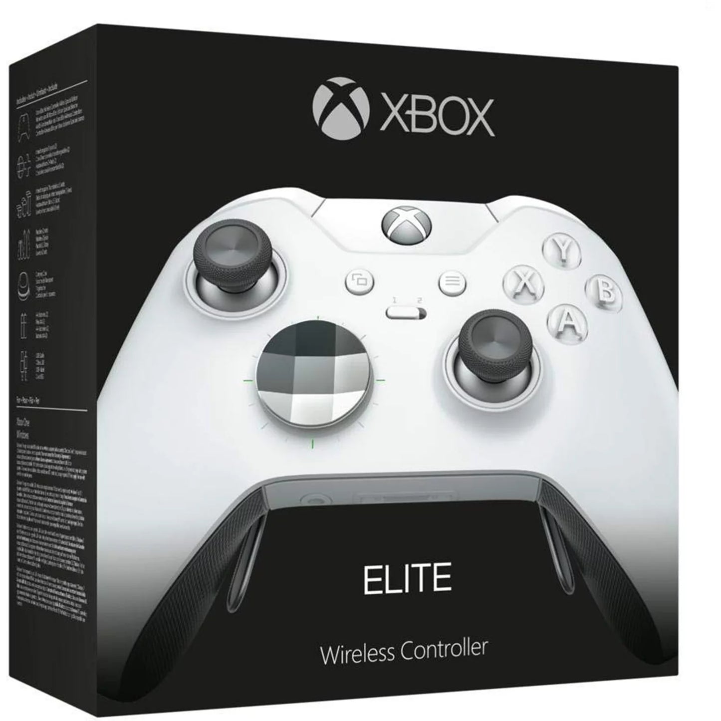 Restored Microsoft Xbox One Elite Wireless Controller, Platinum Ivory, NON Retail Box (Refurbished)