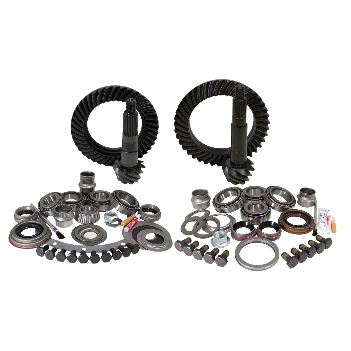 USizeA Sizetandard Gear & Install Kit, Jeep XJ & YJ, D30 front & Chy 8.25 rear, 4.88