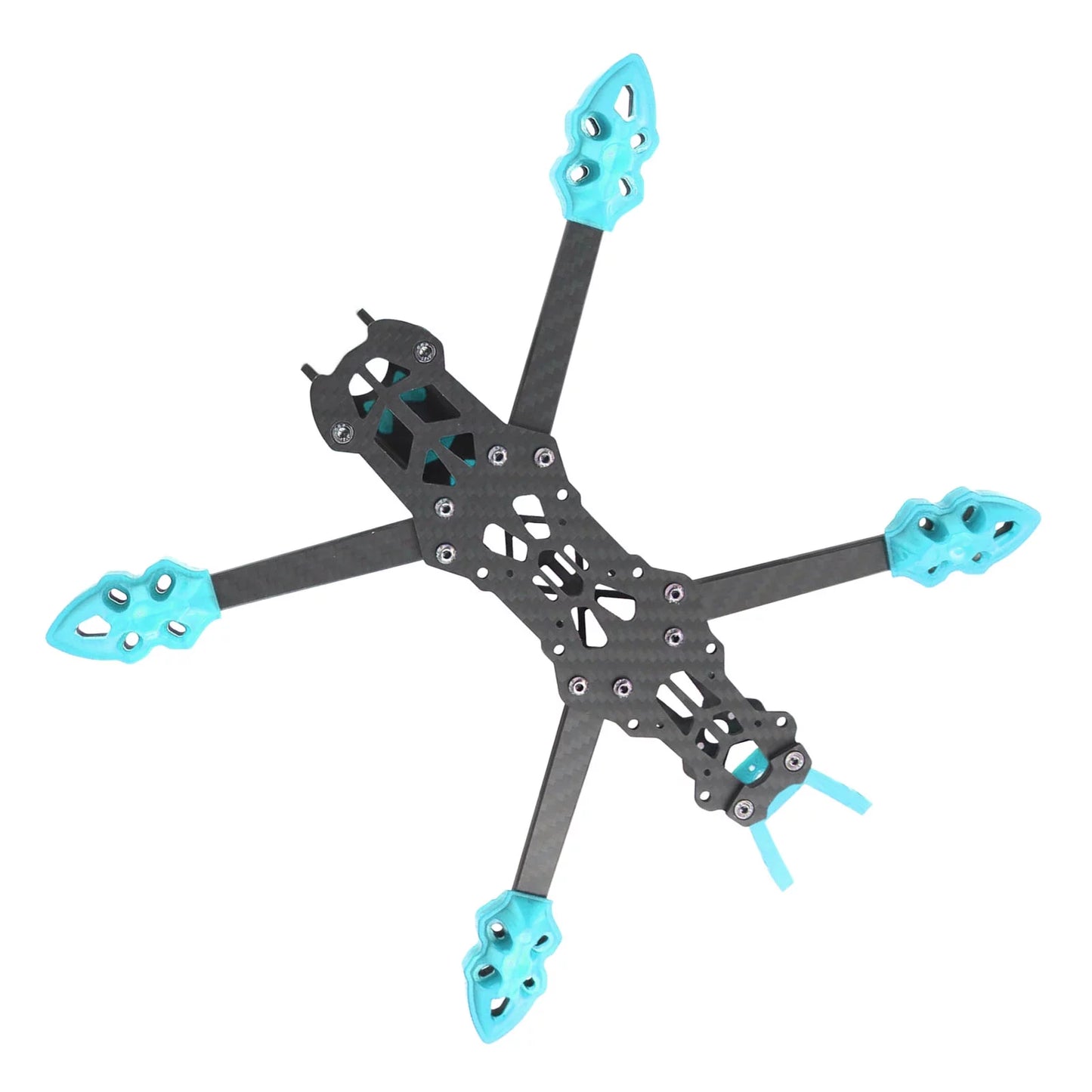 Buumin FPV Racing Drone Frame Professional 225mm Wheelbase Carbon Fiber Quadcopter Frame for RC Drone Accessories Blue