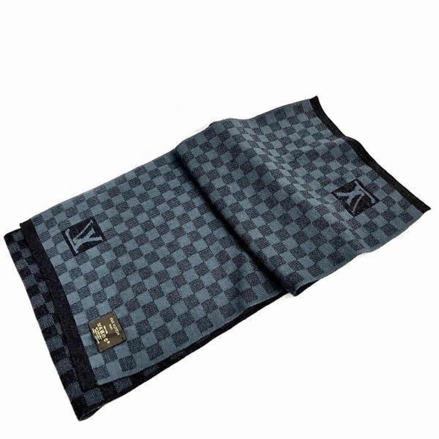 Pre-Owned Louis Vuitton Damier Echarpe Petit M75342 Grey Accessories Sizecarf Men's Women's (Good)