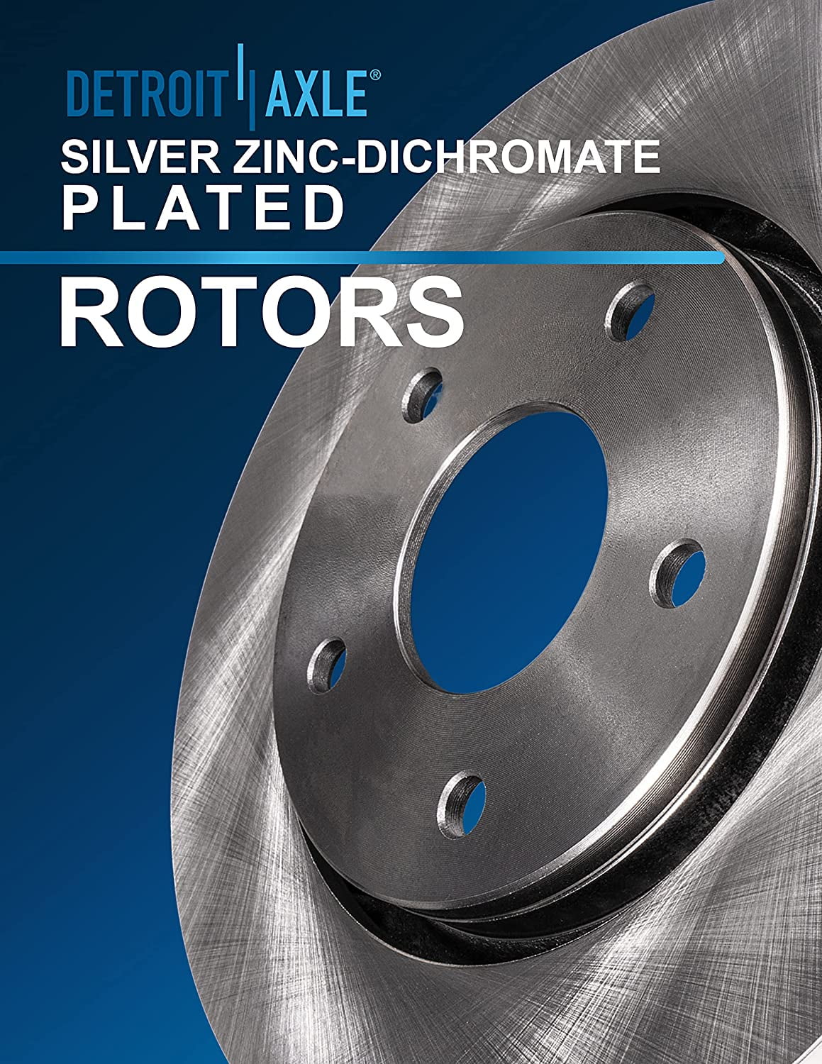 Detroit Axle - Rear Brake Kit for Dodge Grand Caravan Journey Chrysler Town & Country VW Routan Ram C/V [w/SizeINGLE Piston Calipers] Disc Brake Rotors Replacement Ceramic Brakes Pads: 12" inch Rotor