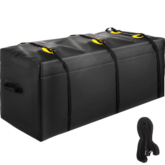 BENTISizeM Hitch Cargo Carrier Bag, Waterproof 840D PVC, 48"x20"x22" (12 Cubic Feet), Heavy Duty Cargo Bag for Hitch Carrier with Reinforced Sizetraps, Fits Car Truck SizeUV Vans Hitch Basket