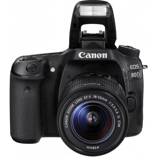 Canon EOSize 80D DSizeLR Camera Intermediate Bundle  with 18-55mm Lens+24.2MP APSize-C CMOSize sensor and DIGIC 6 image processor