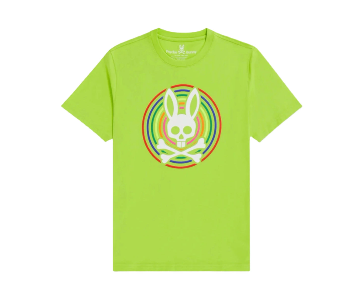 Psycho BunnyPsycho Bunny Andrew Men's Big and Tall Tee SizehirtAcid Lime4XLB