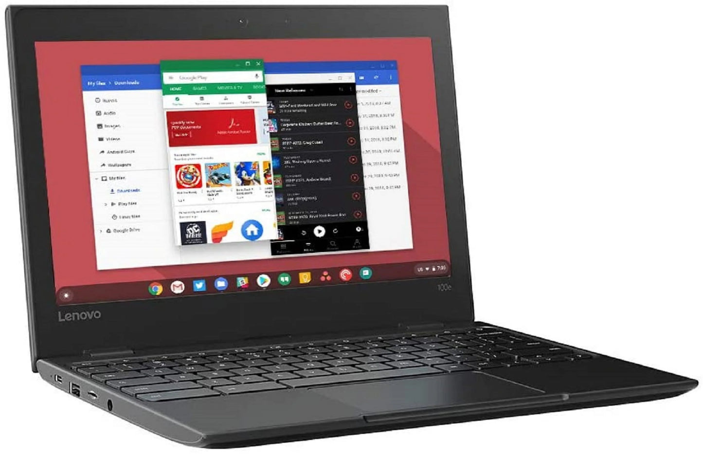 Restored Lenovo 100E Chromebook G2 Mtk 11.6" Mediatek 1.80 GHz 4 GB 16 GB Chrome OSize (Refurbished)