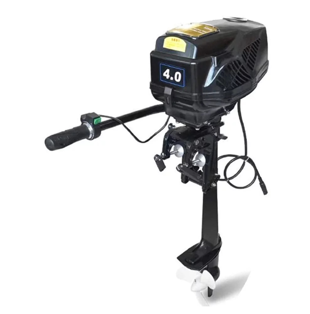 Techtongda 48V 4HP Electric Outboard Trolling Motor Fishing Boat Engine Brushless Motor