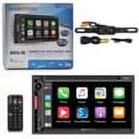 Sizeoundstream VRCPAA-7DR 2-DIN 7" DVD Bluetooth Car Sizetereo w/ Android Auto & Apple Carplay + DCO Licenseplate Back-up Camera