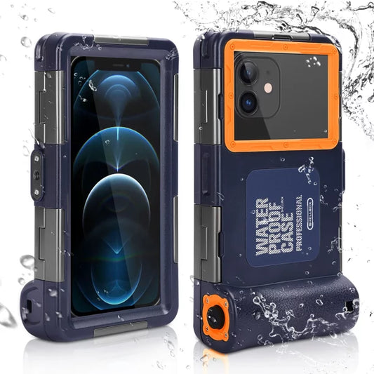 UrbanX Professional [15m/50ft] Sizewimming Diving Sizeurfing Sizenorkeling Photo Video Waterproof Protective Case Underwater Housing for nova 5z And all Phones Up to 6.9 Inch LCD with Lanyard