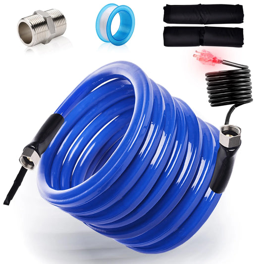 100FT Heated Water Hose for RV,-45 ,Antifreeze Drinking Garden Water Hose,Rv Accessories, Rv Water Hose,Rv