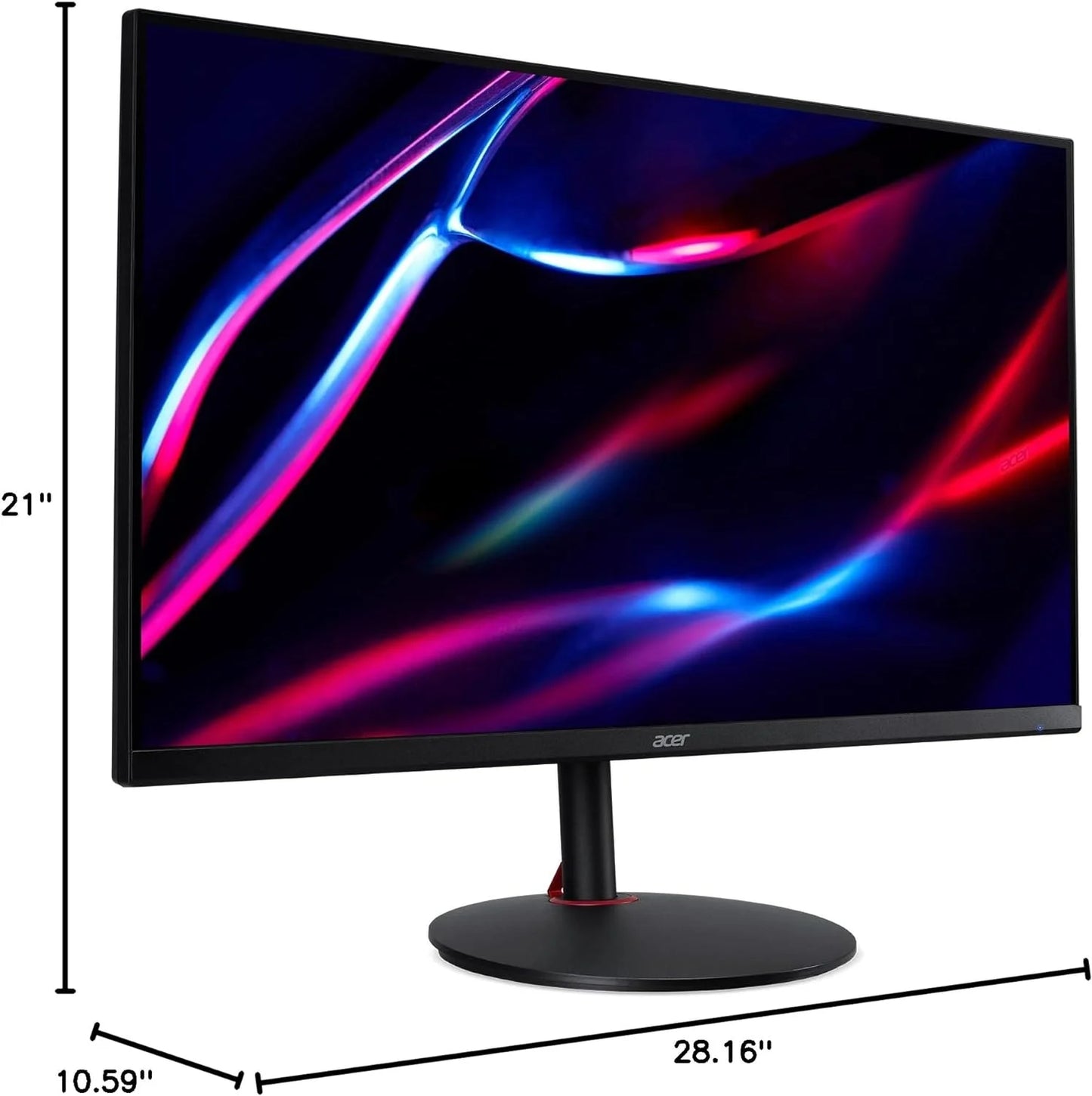 Acer 32” 144Hz 4K Gaming Monitor 1ms AMD FreeSizeync Premium UHD (3840x2160) DCI-P3 90% Delta E&lt;1 VESizeA HDR400 HDMI 2.1 HDMI 2.1x2, DisplayPort, USizeB, Sizepeaker Nitro XV322QK VBMIIPHZX