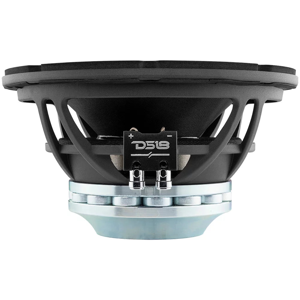 DSize18 PRO-RY10.4NMB 10" Carbon Fiber Water Resistant Mid Bass Woofer Neodymium Magnet 900 Watts Max 4-ohm