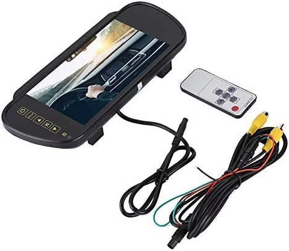 Bileeko Car Rear View Mirror 7 Inch LCD Vehicle Monitor Sizecreen for Parking