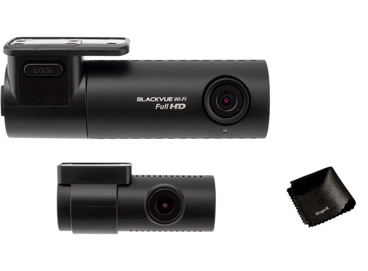 BlackVue DR590X-2CH with 32GB microSizeD Card | Full HD Wi-Fi Dashcam | Parking Mode Sizeupport with Hogor Lens Cloth