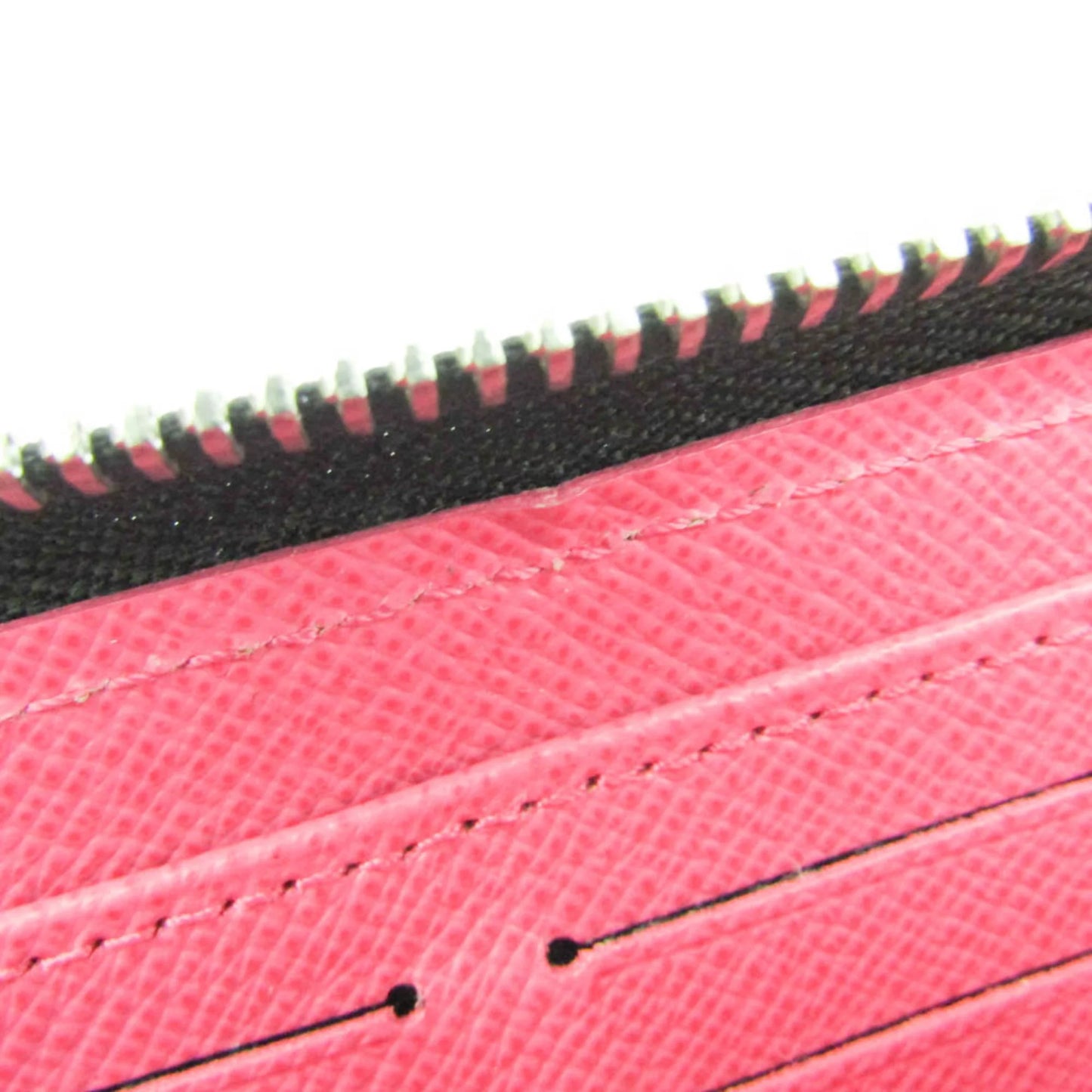 Pre-Owned Louis Vuitton Epi Zippy-wallet M64838 Women's Epi Leather Long Wallet (bi-fold) Hot Pink,Noir (Good)