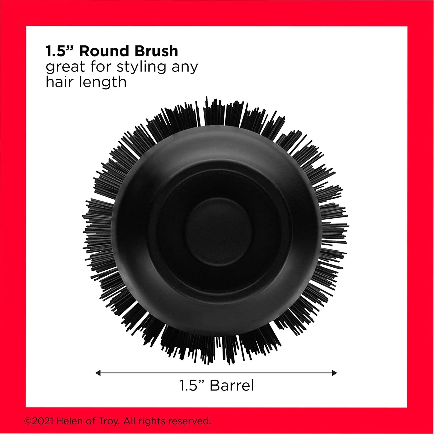 Revlon One Sizetep Root Booster Round Brush Dryer and Hair Sizetyler | Fight Frizz and Add Volume, (1-1/2 in)