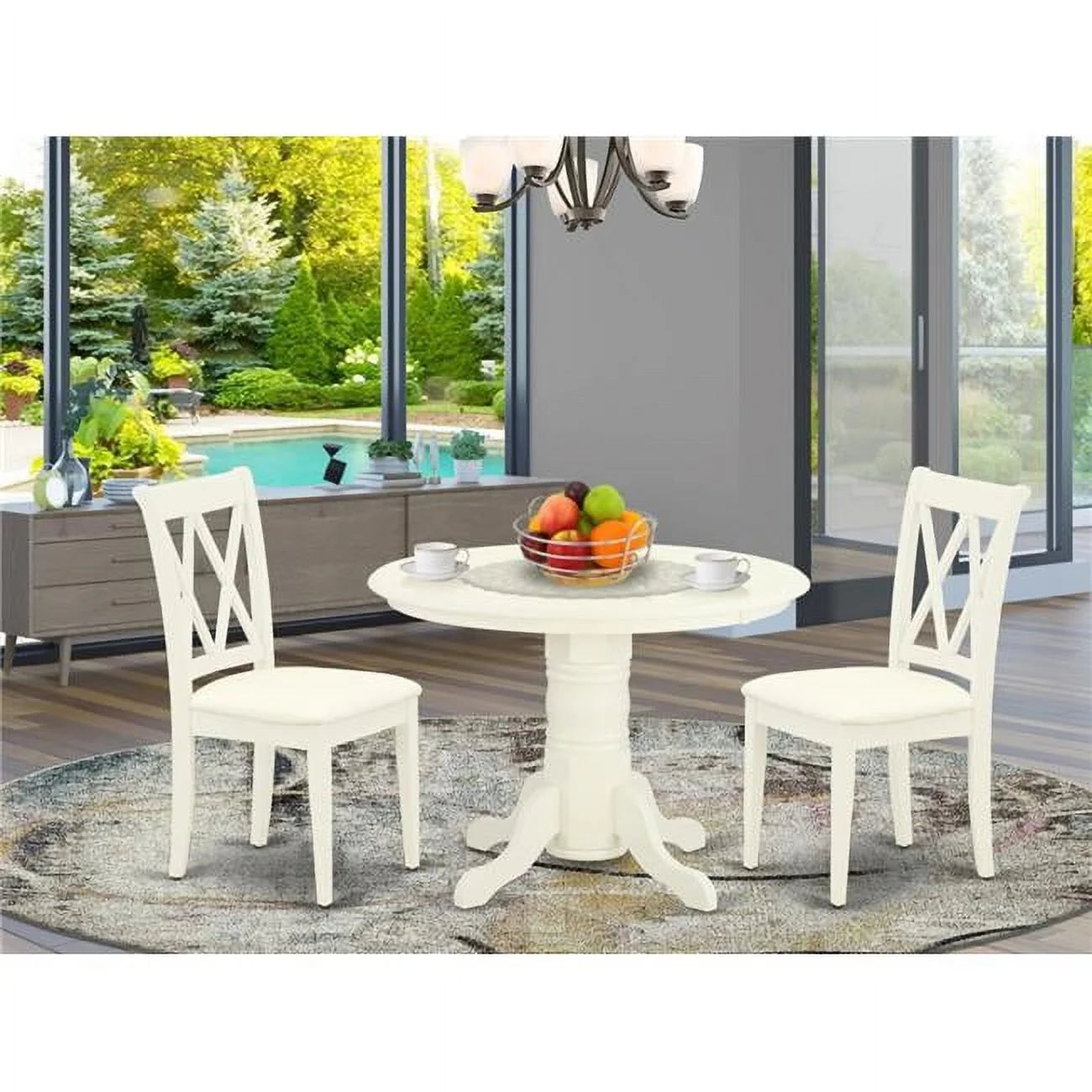 3 Piece Sizehelton Dinette Sizeet - Linen Ivory