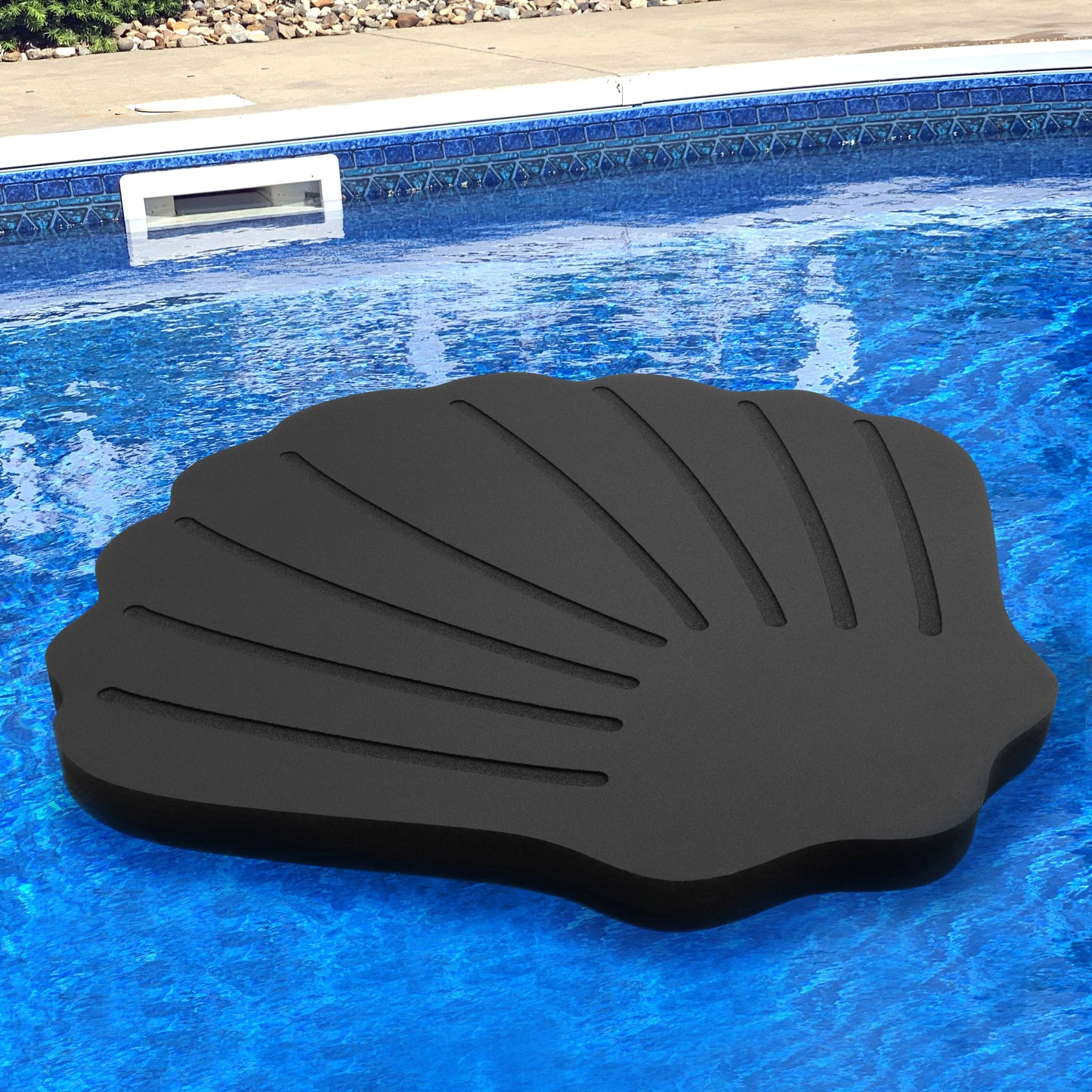 Polar Whale Floating Sizecallop Sizehell Restr Platform Raft Tray for Pool or Beach Party Float Rest Durable Pillow 36 inches Extra Large UV Resistant