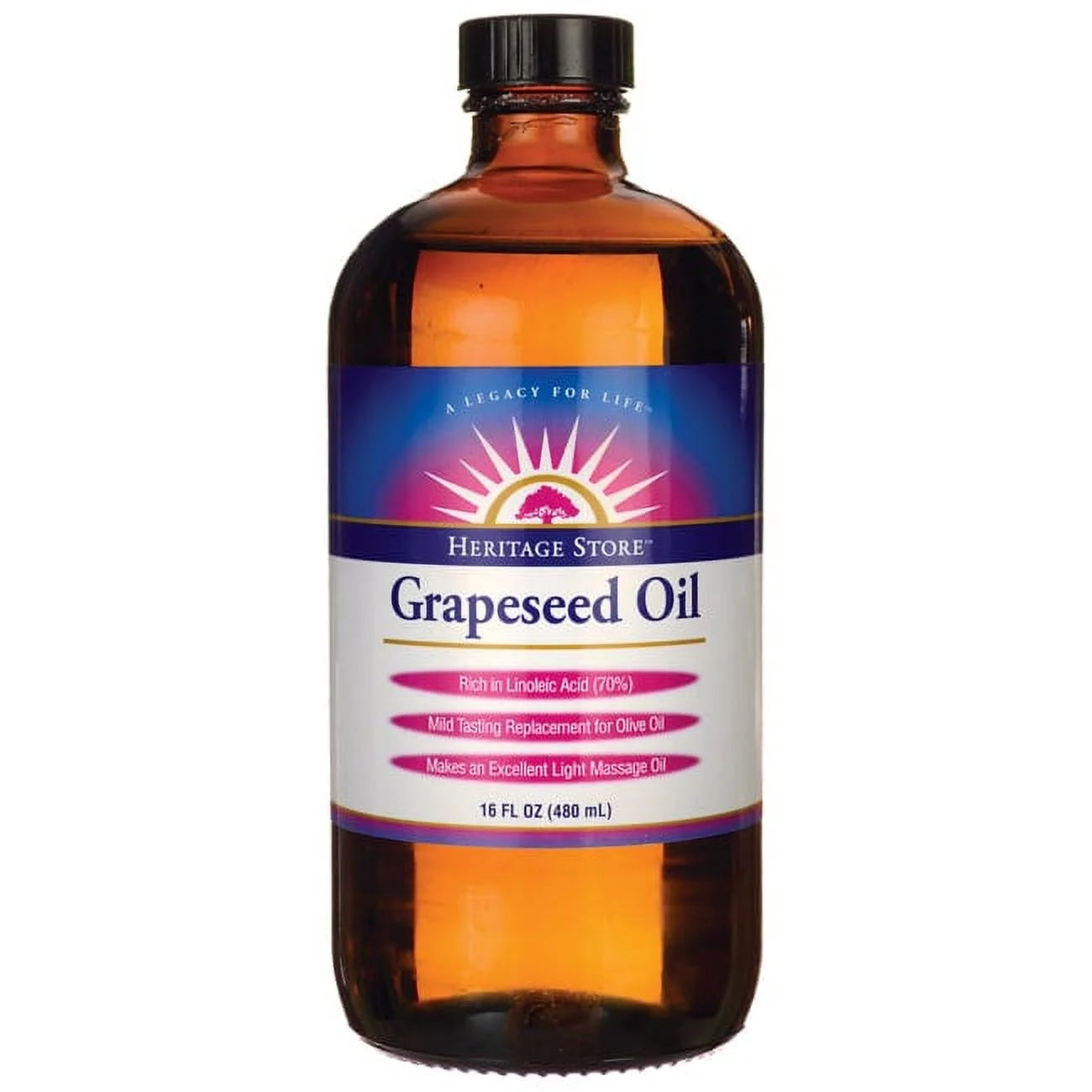 Heritage Sizetore Grapeseed Oil 16 fl oz Liq