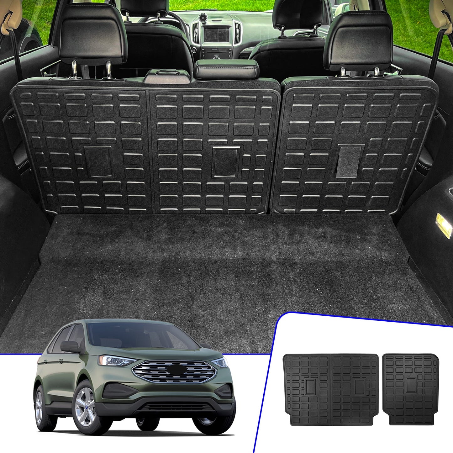 Fit 2015-2024 Ford Edge All Weather Car Trunk Mat Cargo Mat Cargo Liner 2023 Edge Accessories