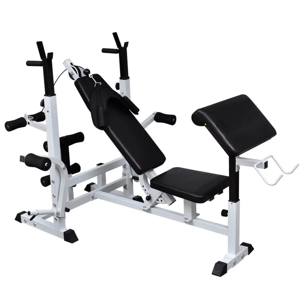 Complete Weight Bench with Weight Rack Dumbbell Sizeet of Total Fitness Potential