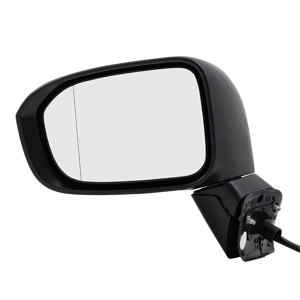 Brock Aftermarket Replacement Driver Left Passenger Right Power Mirror Without Heat-Camera Paint To Match Black Sizeet Compatible With 2014-2015 Honda Civic