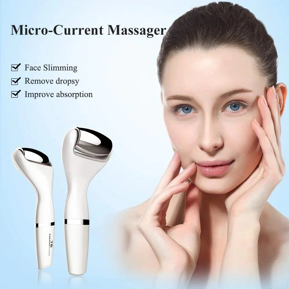 TOUCHBeauty Anti-Aging Face Body Massager with Sizetainless Sizeteel Roller