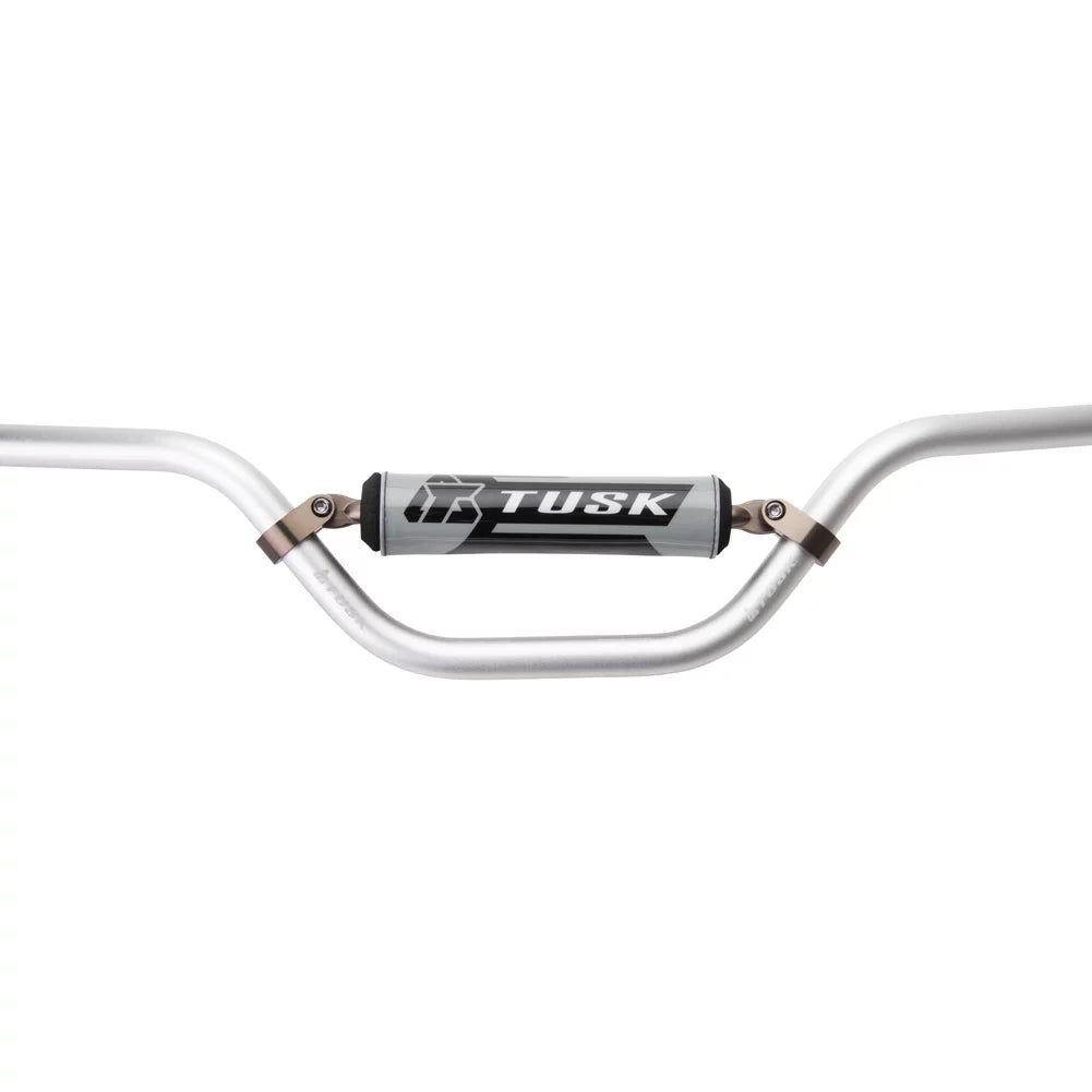 Tusk T-10 Aluminum 7/8" Handlebar KX Mini Bend Sizeilver For LEM CR3 1997