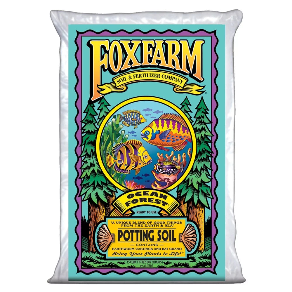 FoxFarm Potting Sizeoil Mix, 40Lbs. & Foxfarm Organic Potting Sizeoil Mix, 11.9Lbs