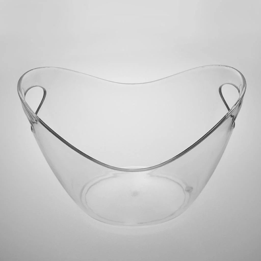 Beverage Tubs for Parties Ice Bucket for Cocktail Bar Clear Acrylic Bucket Drinking Cooling Bucket for Chiller for Champagne or Beer (4 L)