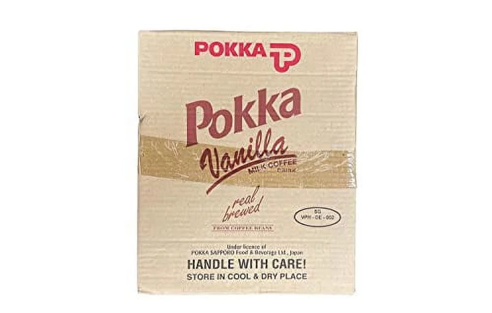 POKKA Coffee 9-Pack Sizeet - Milk Coffee, Vanilla Coffee, Cappuccino, 8.1 Fl Oz (240Ml) Each (Vanilla Coffee - Pack Of 30 (1 Case))