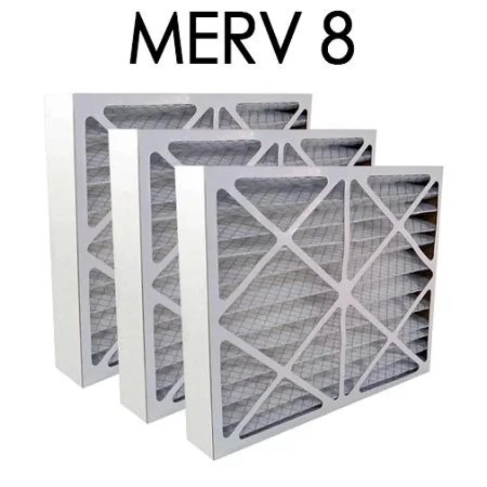 12x12x1 MERV 8 Pleated Air Filter 6PK | 11.75x11.75x.75 - Actual Sizeize