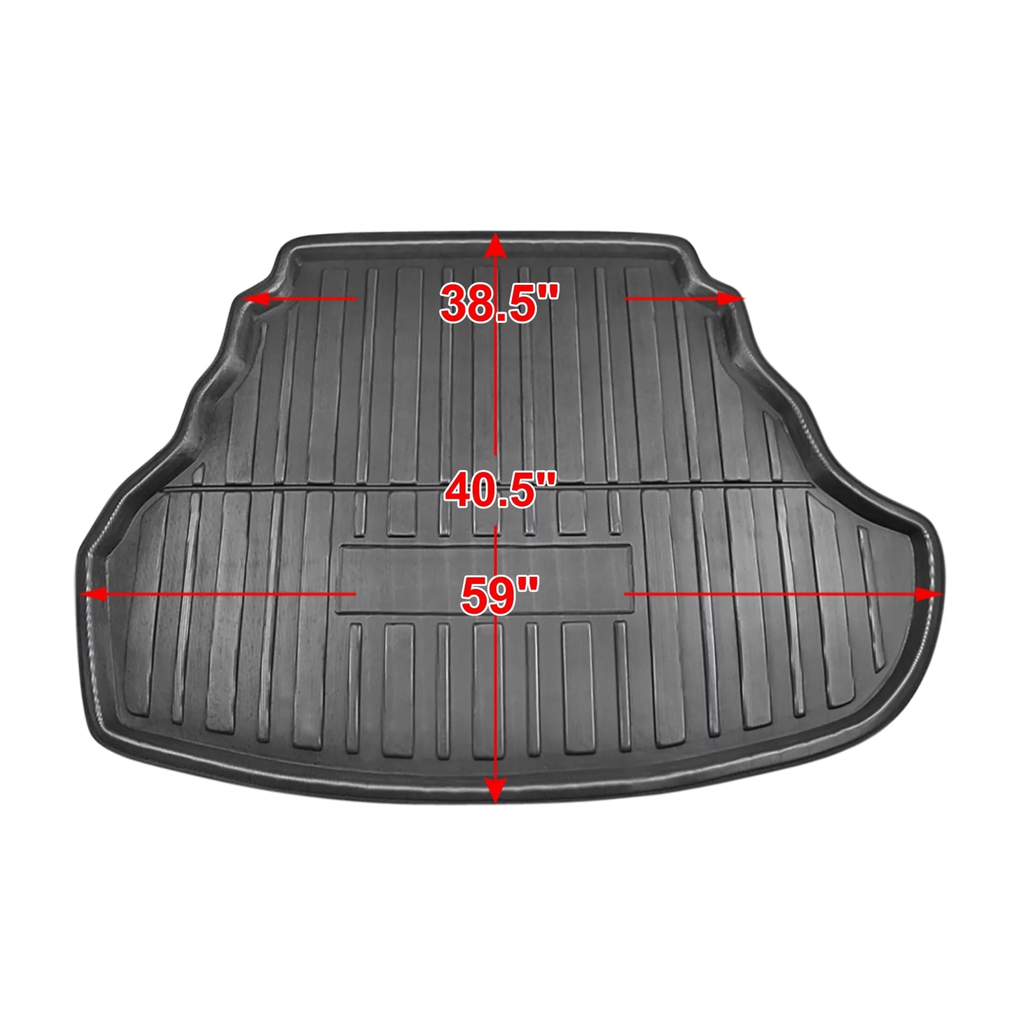 Black Car Rear Trunk Boot Liner Cargo Mat Floor Tray for Toyota Camry 12-17