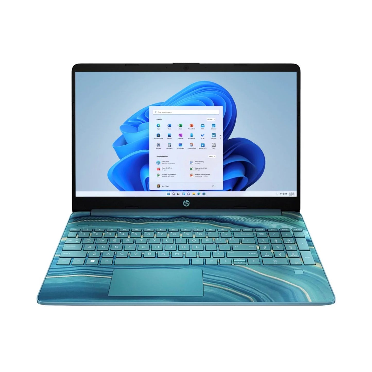 Restored HP 17cp0006ds 17.3" Touchscreen Laptop R3 5300U 8GB 512GB SizeSizeD W11H Teal (Refurbished)