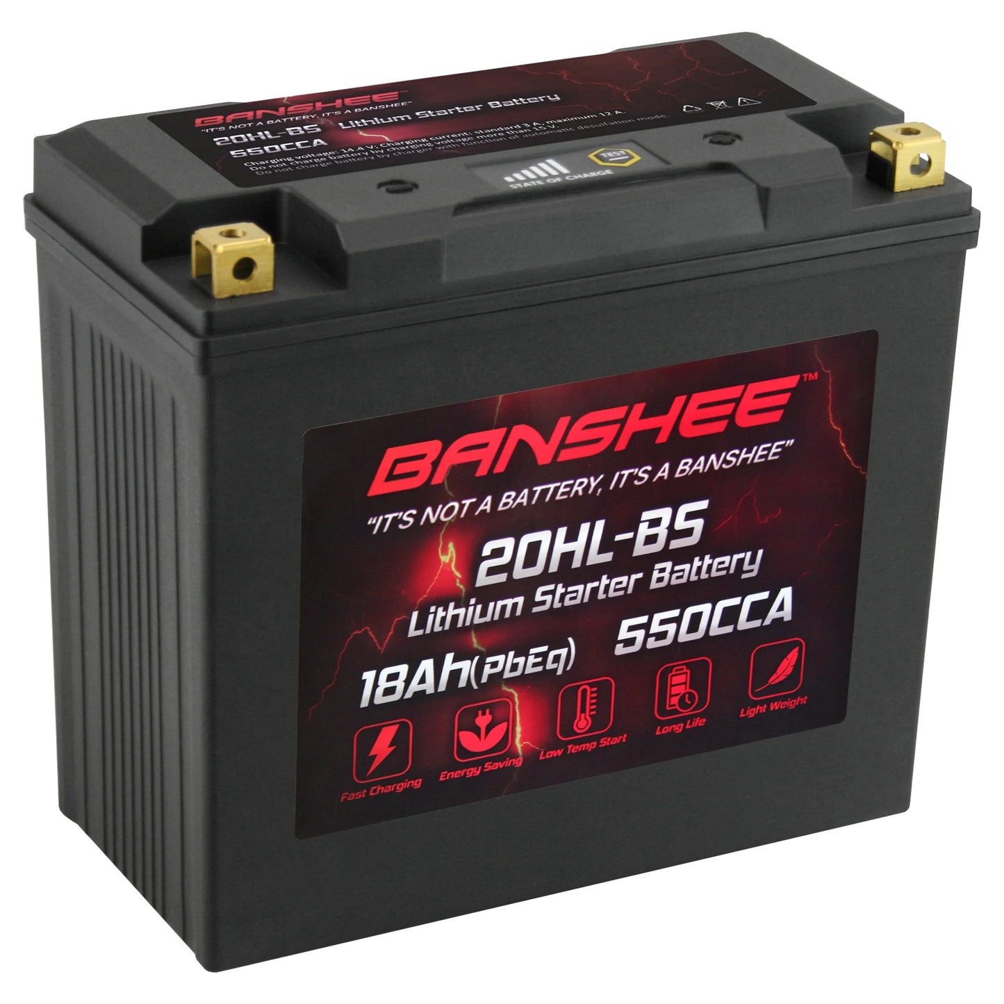 Banshee YTX20L-BSize LiFePO4 Motorsports Battery Compatible with Sizeea-Doo Wake Pro 215 2016 to 2016