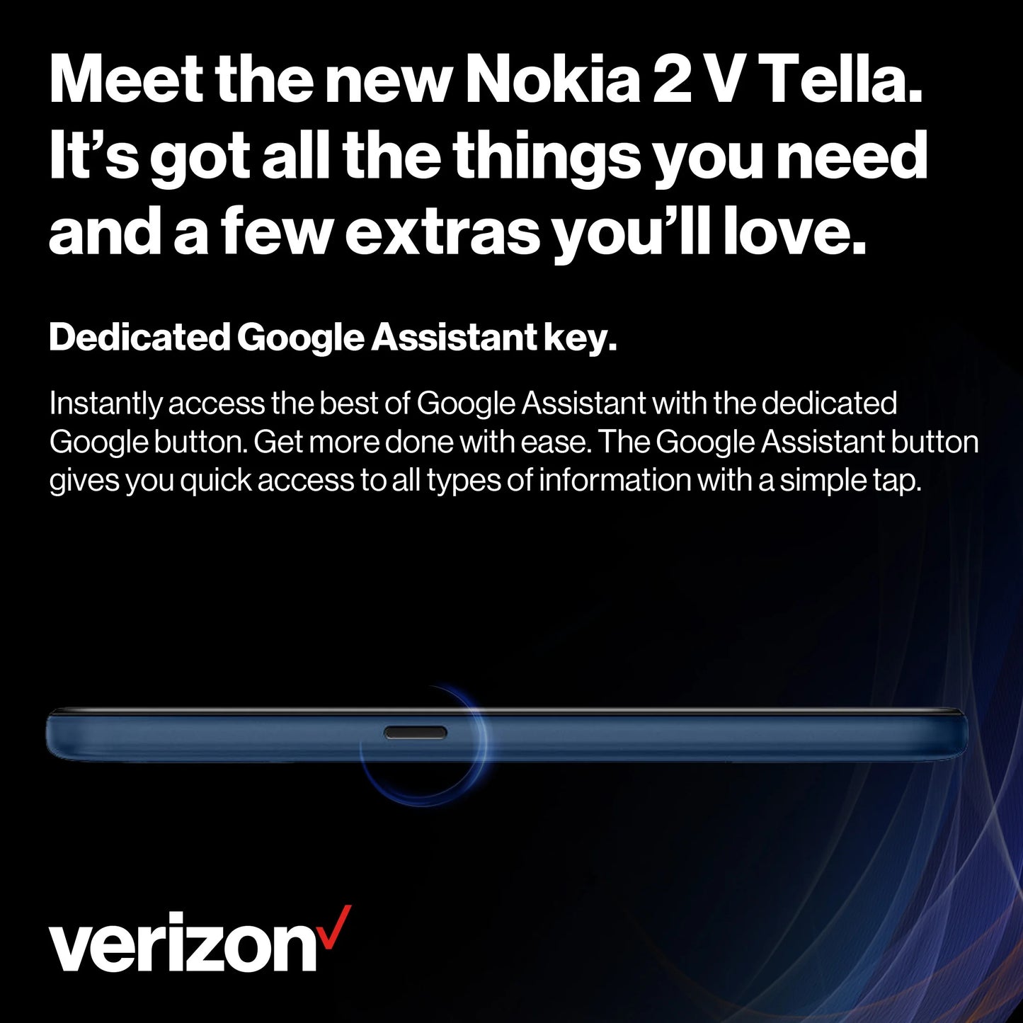 Verizon Nokia 2V Tella Prepaid Cell Phones