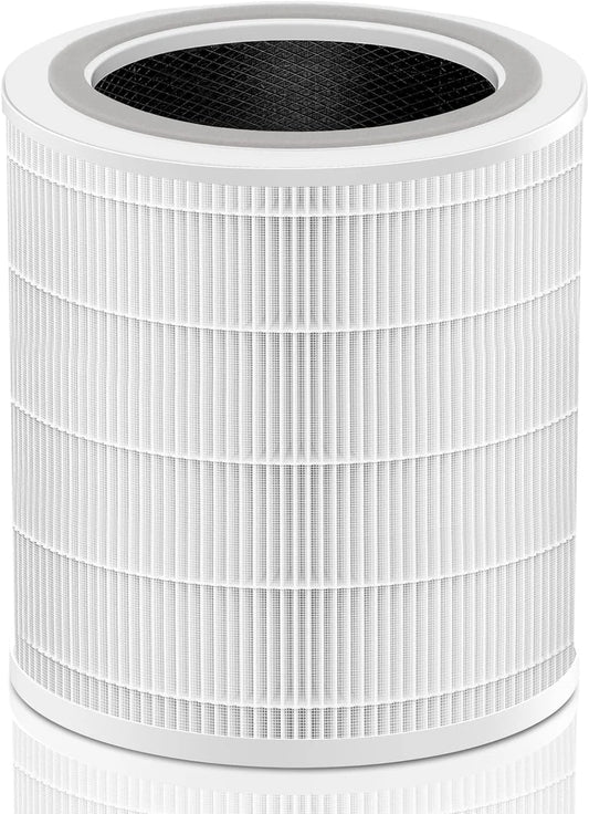 Core 400Size-RF-PA Filter Compatible with Levoit Core 400s Filter, Replacement for Levoit Air Purifier Filter Part# 400Size-RF H13 True HEPA Filter, Yellow 1-Pack