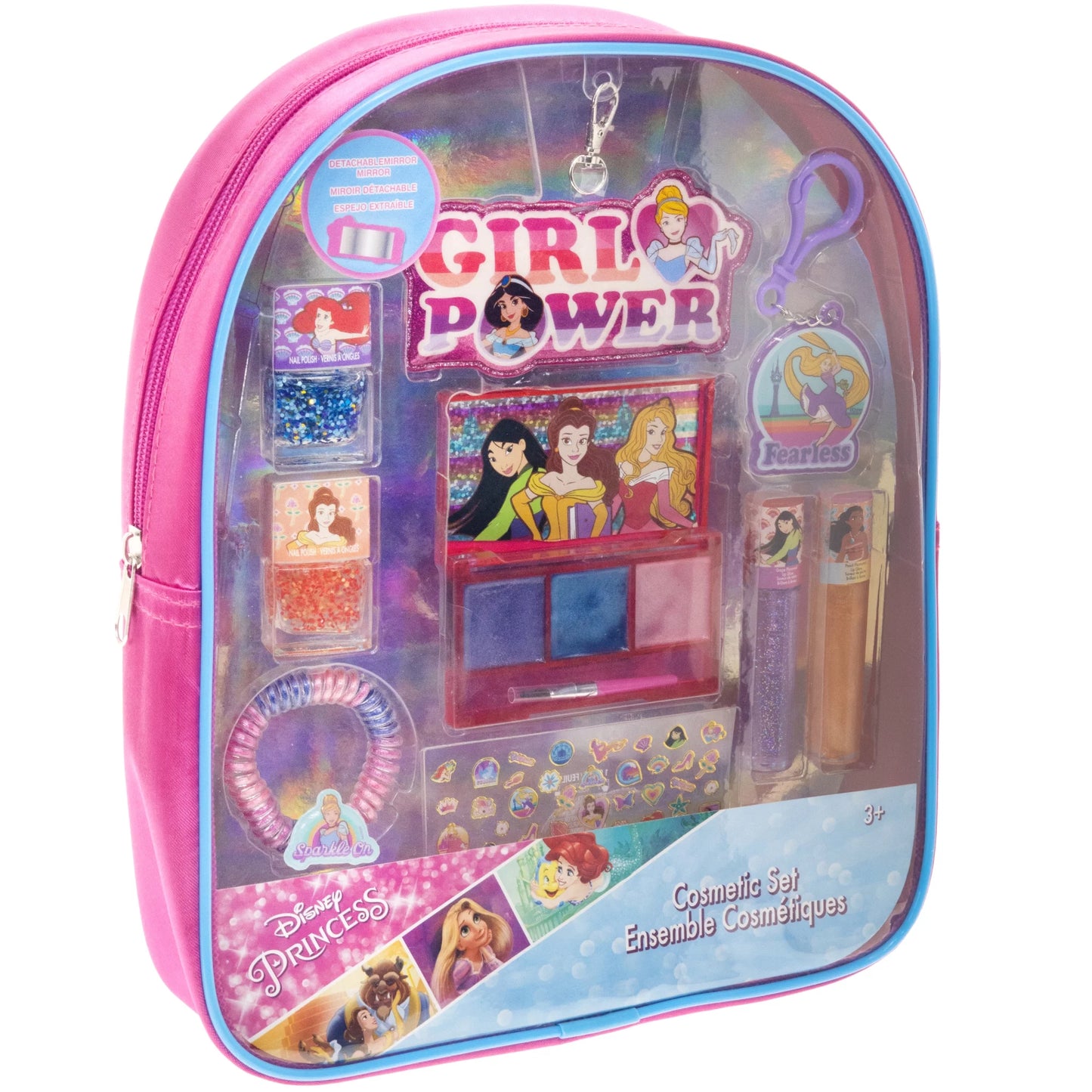 Disney Princess - Townley Girl Beauty Makeup Cosmetic Backpack Sizeet for Girls, Ages 3+