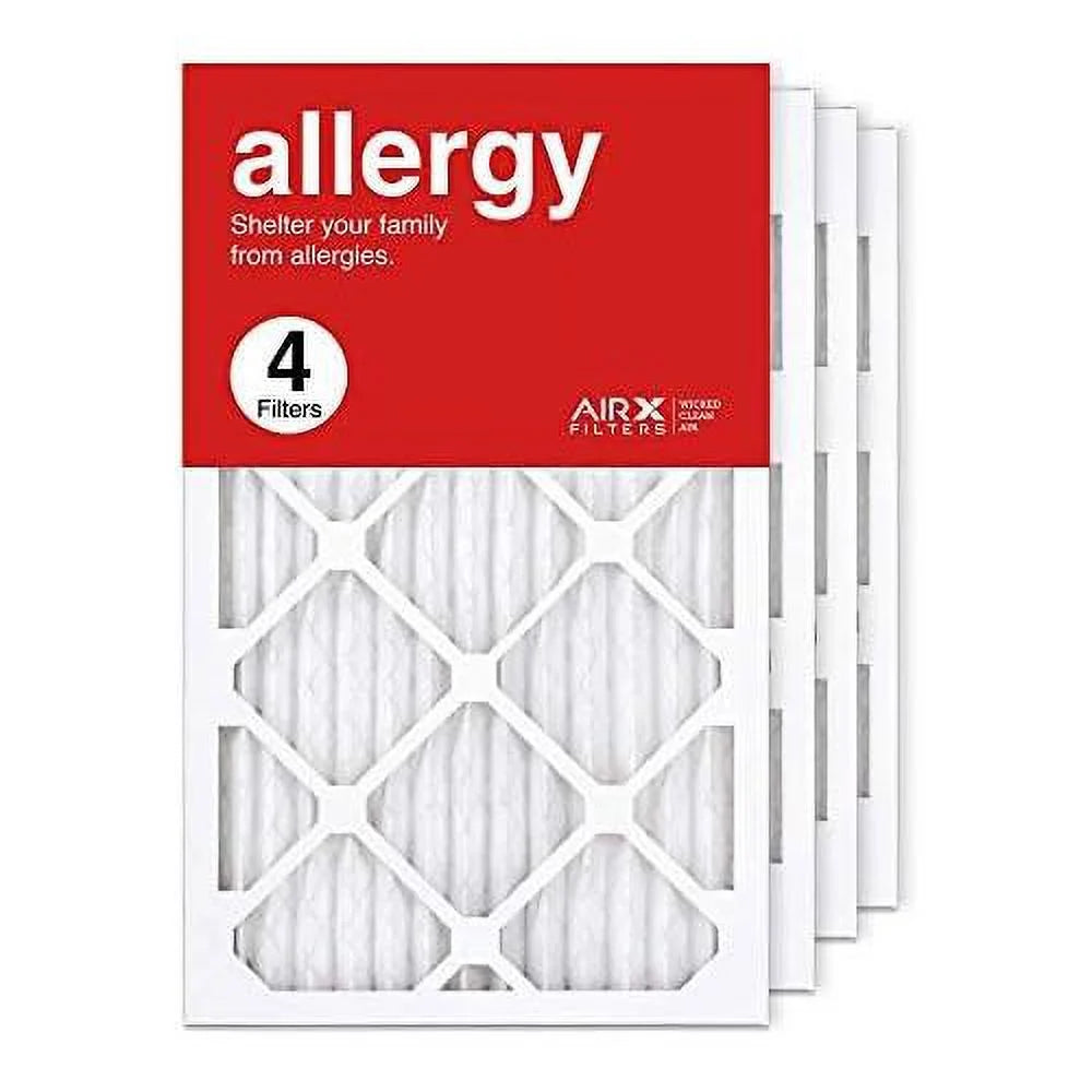 Air Filter MERV 11 Pleated HVAC AC Furnace Air Filter, Allergy 4-Pack Made In The