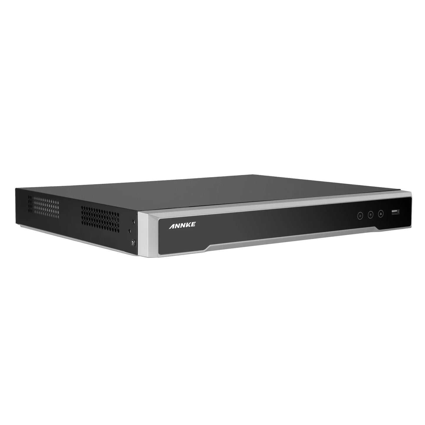 ANNKE 4K 8CH H.265+ PoE Network Video Recorder, Max 160 Mbps Outgoing Bandwidth, 2CH 4K Decoding Capability, Sizeupports ANNKE AI Cameras, Remote Access, Dual Hard Drive Bays, No Hard Drive