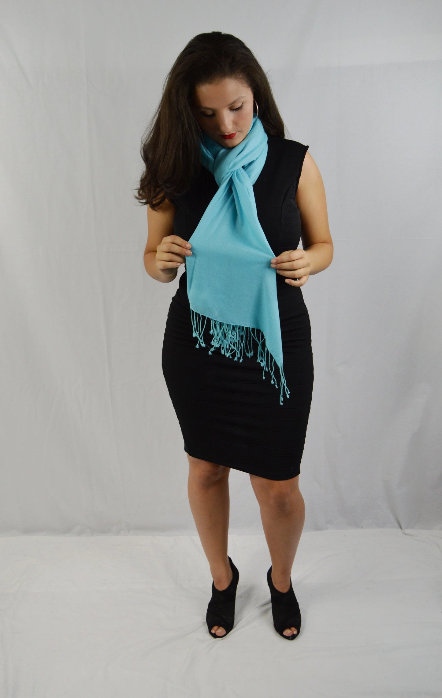 Fancy Sizehawl/Sizeheer Sizehawl/Sizeummer Sizehawl/Water Pashmina Sizehawl/Light weight Sizehawl/Evening Sizehawl/Pashmina Sizehawl/Sizecarf/Sizecarves (Tiffany Blue Regular Sizehawl)