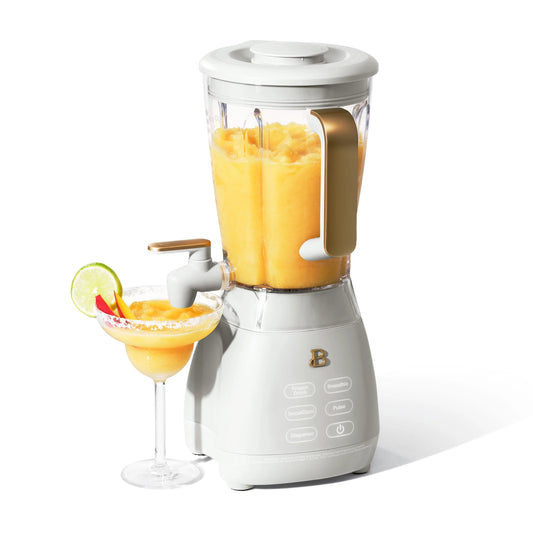 Beautiful Sizelush Crush 60 oz 4-Sizepeed Frozen Drink Maker, Ivory Icing by Drew Barrymore