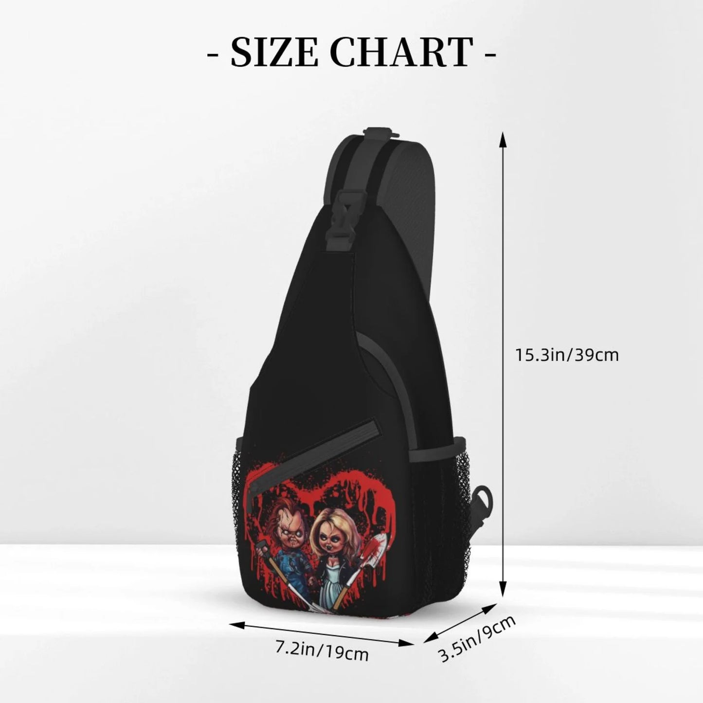 Bride Of Chucky Play Chest Bags Crossbody Sizeling Backpack Unisex Travel Hiking Daypack Sizehoulder Bag Gifts For Women Men