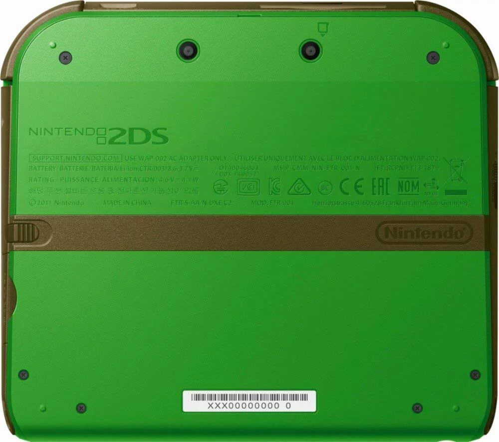 Restored - Nintendo 2DSize - Zelda Ocarina of Time Edition (Refurbished)